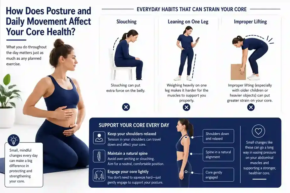 How Does Posture and Daily Movement Affect Your Core Health Slough?
