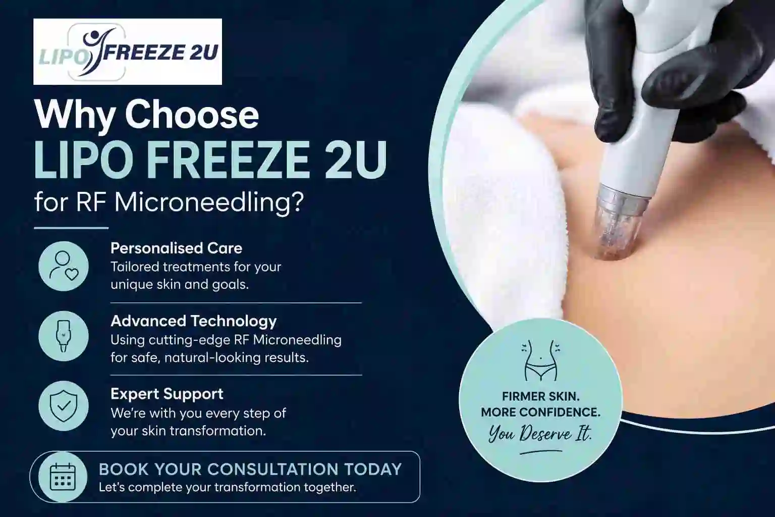 Why Choose LIPO FREEZE 2U for RF Microneedling Slough?