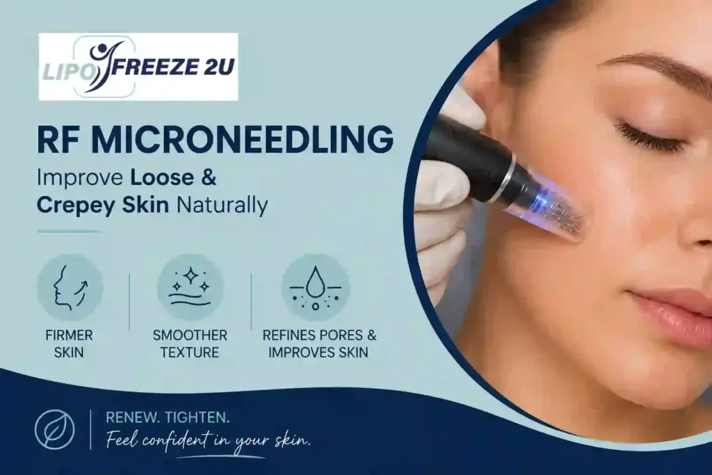 Can RF Microneedling Help Improve Loose and Crepey Skin Slough?